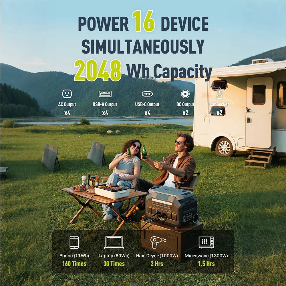 IEE Portable Power Station for Home Backup and Outdoor Use