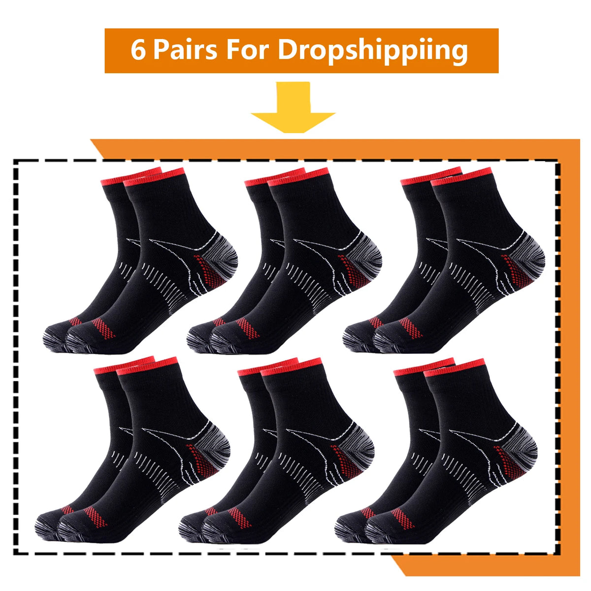 BROTHOCK Athletic Compression Socks for Nursing and Sports