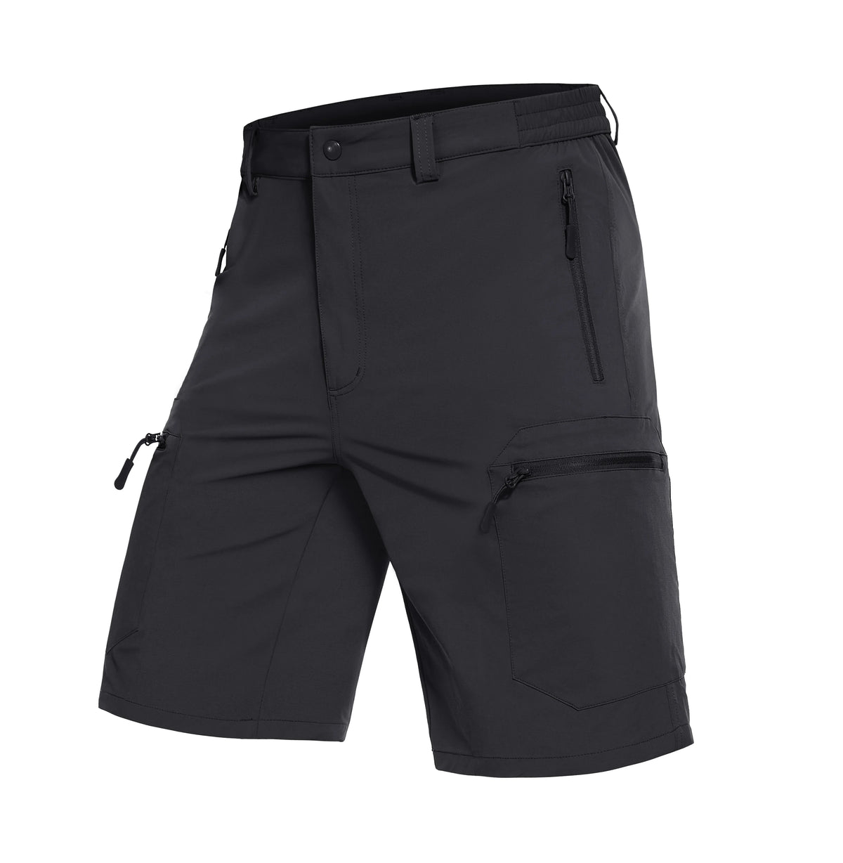 Men's Quick Dry Hiking Golf Cargo Shorts With Zip Pockets