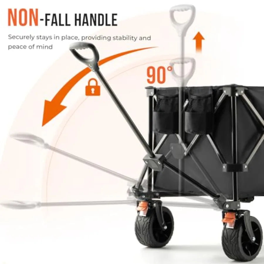 Collapsible All Terrain Wagon Cart for Camping and Groceries