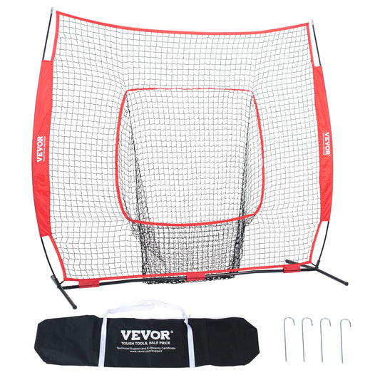 VEVOR Portable Baseball And Softball Practice Training Net