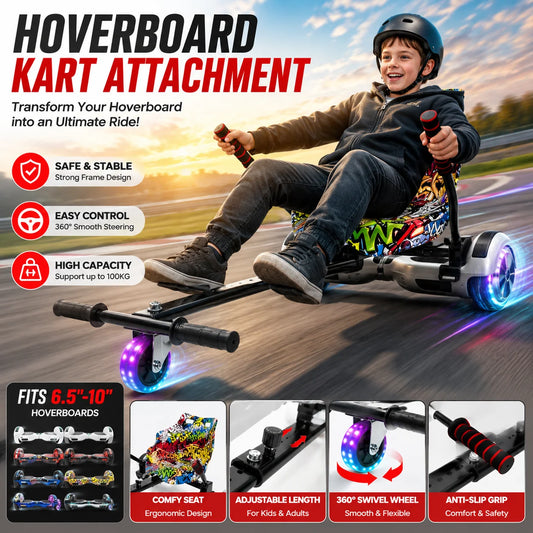 Hoverboard Seat Attachment Go Kart Conversion Kit