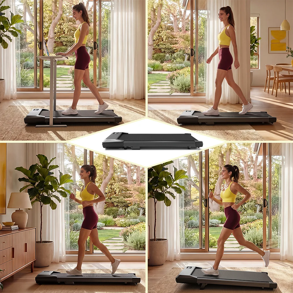 Superun Portable Under Desk Walking Pad Treadmill