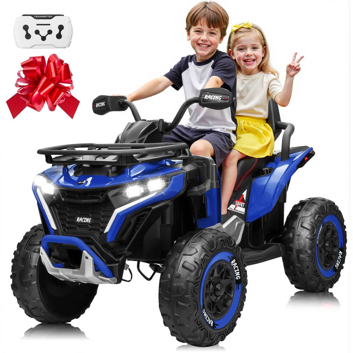 JOYRACER Electric Kids Ride On ATV With Remote Control