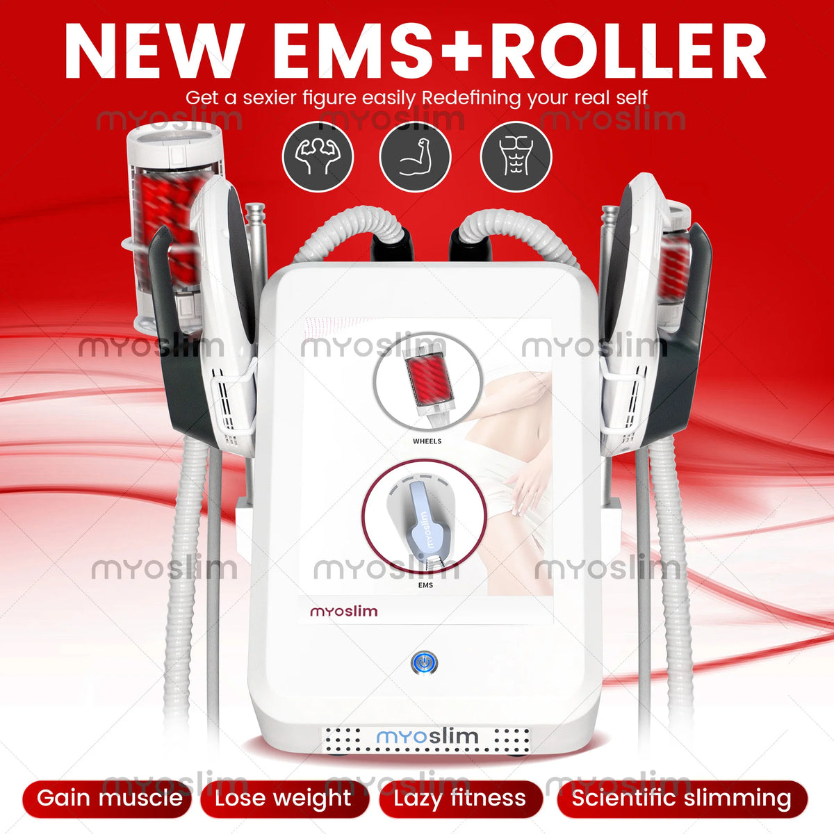 MYOSLIM Vacuum Roller Body Massage And Sculpting Machine