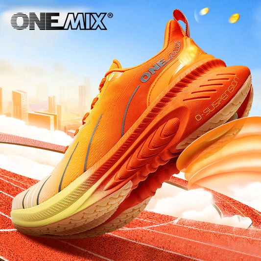ONEMIX 2026 Top Cushioning Running Shoes for Man Athletic Training Sport Shoes Outdoor Non-slip Wear-resistant Sneakers for Men