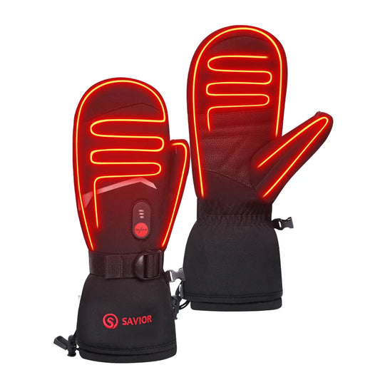 Savior Heated Waterproof Ski Gloves With Temperature Control