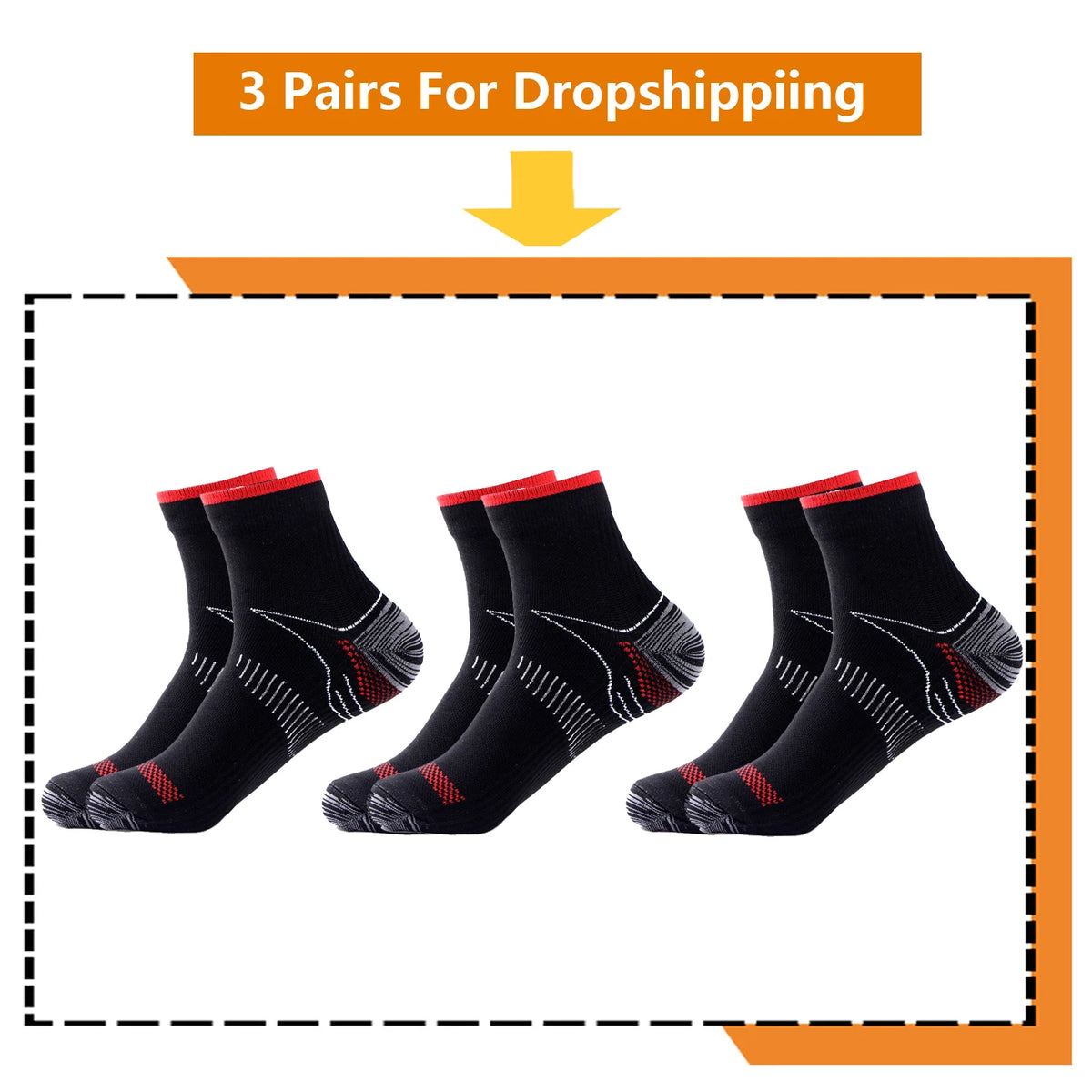 BROTHOCK Athletic Compression Socks for Nursing and Sports