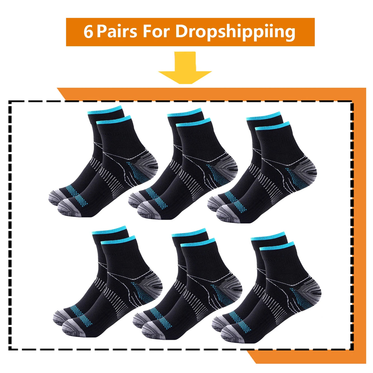 BROTHOCK Athletic Compression Socks for Nursing and Sports