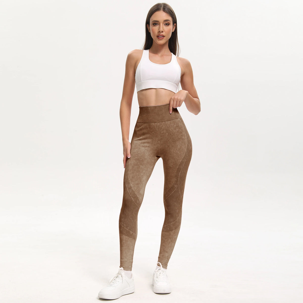 Women's Seamless High Waisted Butt Lifting Yoga Leggings