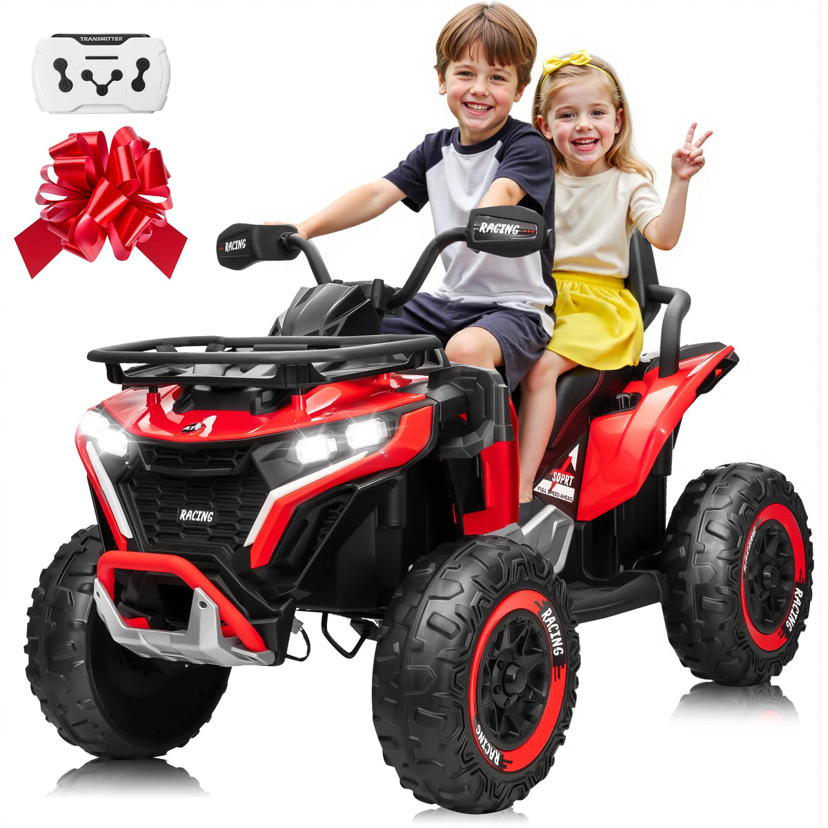 JOYRACER Electric Kids Ride On ATV With Remote Control