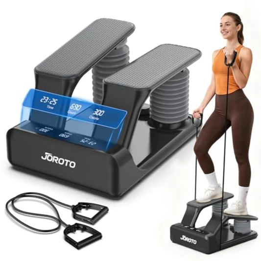 Home Exercise Stepper With LED Monitor And Resistance Bands