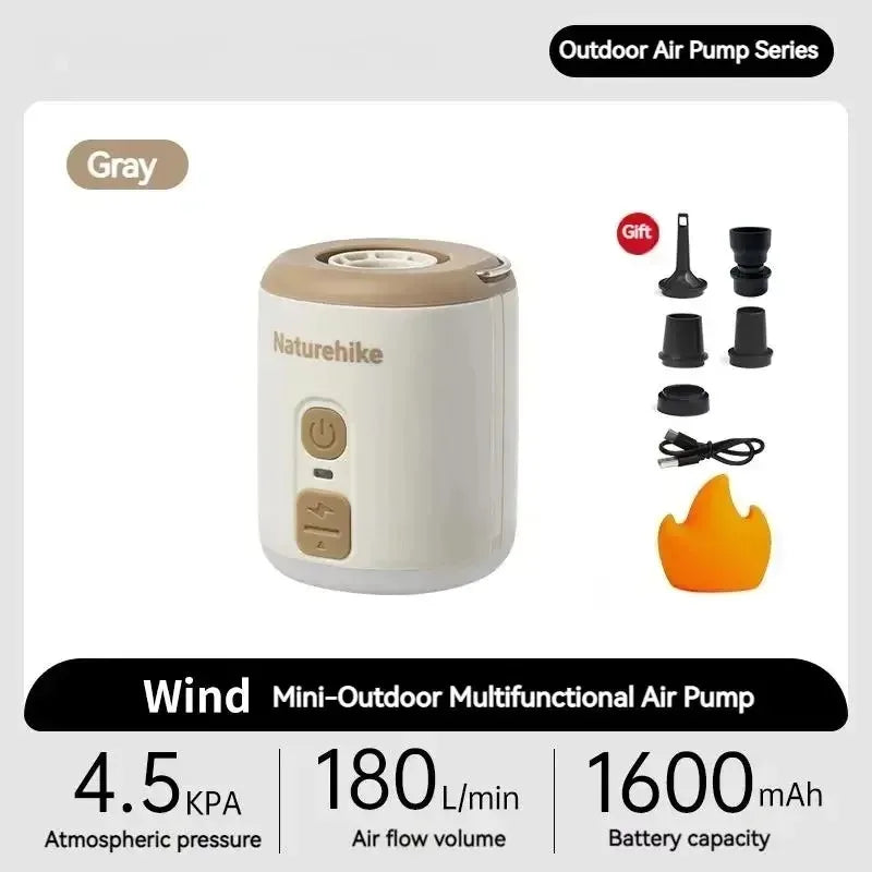 Naturehike Portable Electric Air Pump for Camping Inflatable Mats
