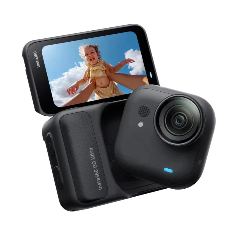 Insta360 GO Ultra Vlog Camera 1/1.28" Sensor The 4K60fps video is crisp and smooth, and the camera only weighs 53g