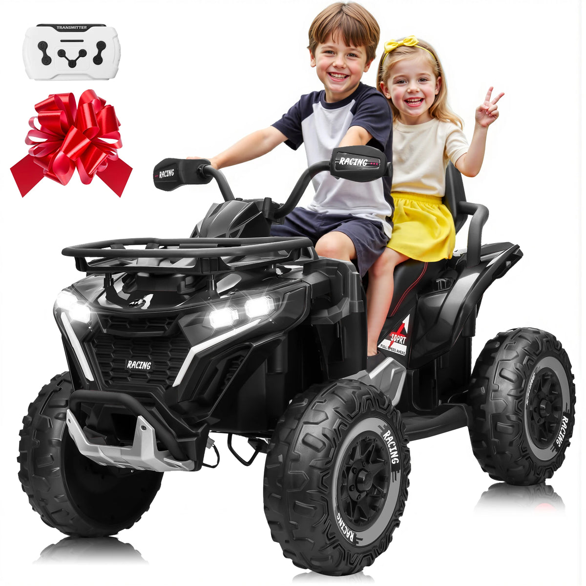 JOYRACER Electric Kids Ride On ATV With Remote Control