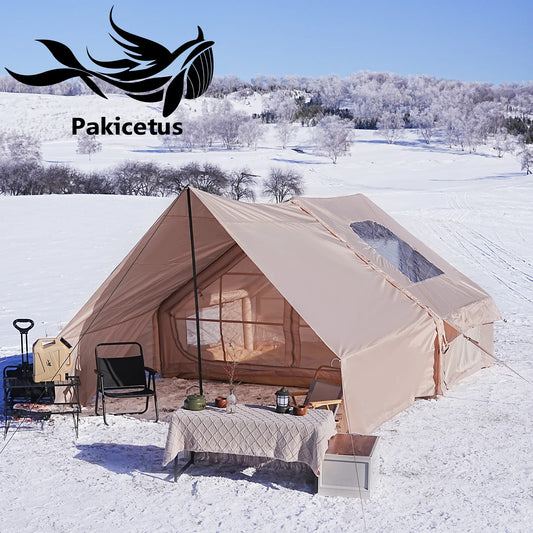 Pakicetus Inflatable Glamping Tent With Roof Window And Carry Bag
