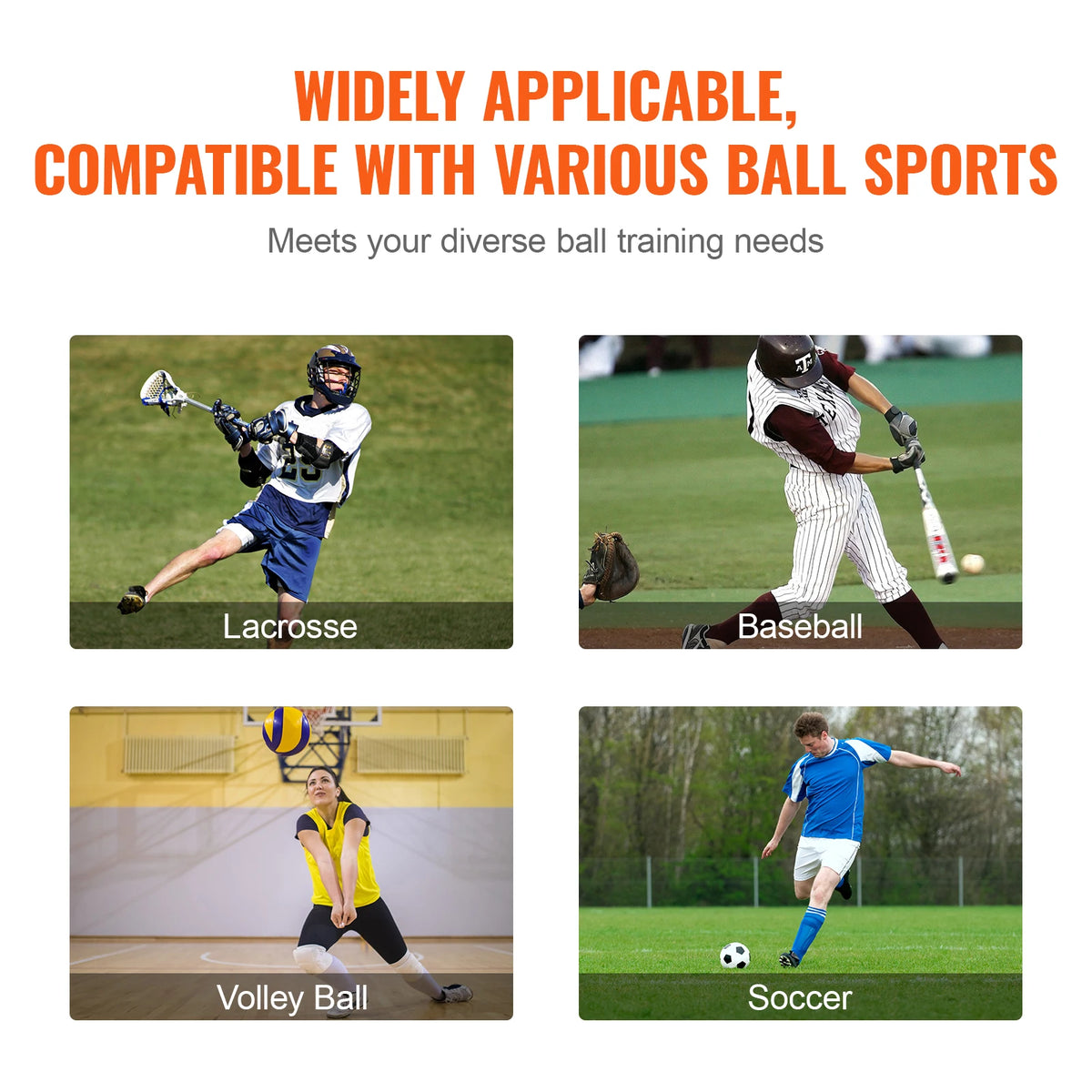 SucceBuy 4/5x7ft Lacrosse Rebounder For Backyard Pitchback Throwback Baseball Softball Adjustable Angle Shooting Practice